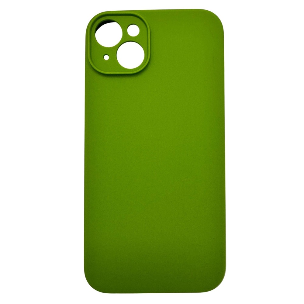 iPhone 14 Plus Silicone Case Green Protective Cover Slim Fit‎ NWT